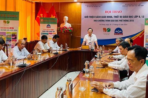 An Giang hội thảo giới thiệu sách giáo khoa lớp 9 và 12 theo chương trình giáo dục phổ thông 2018