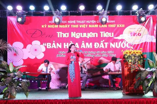 Hội Văn học Nghệ thuật huyện Châu Thành tổ chức Đêm thơ Nguyên tiêu năm 2024