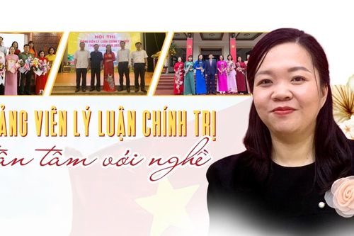 Giảng viên lý luận chính trị tận tâm với nghề
