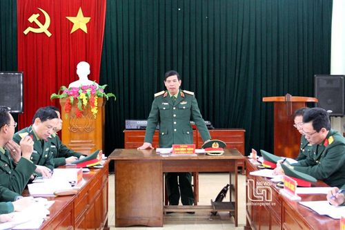 Cục Quân huấn kiểm tra công tác luyện tập diễu binh, diễu hành tại Quân khu 1