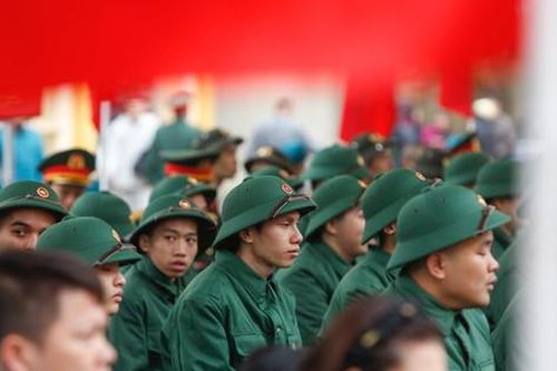 Thanh niên ưu tú quận Tây Hồ nhập ngũ