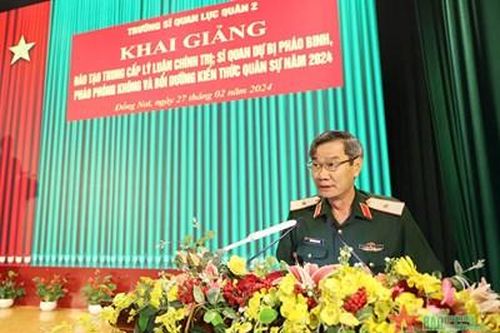 Trường Sĩ quan Lục quân 2 khai giảng các khóa đào tạo ngắn hạn