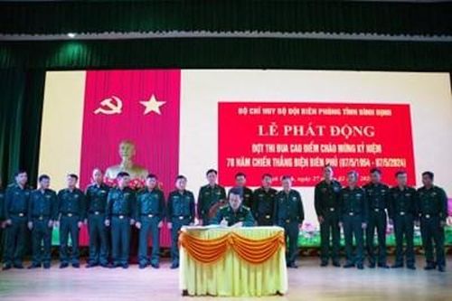 Bộ đội Biên phòng tỉnh Bình Định phát động đợt thi đua cao điểm