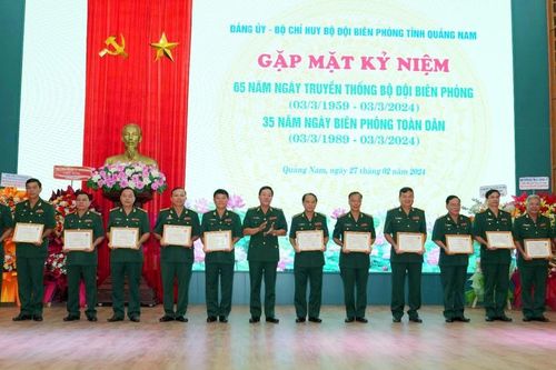 Quảng Nam gặp mặt Kỷ niệm 65 năm Ngày truyền thống Bộ đội Biên phòng