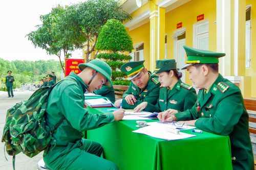 Các đơn vị BĐBP tiếp nhận chiến sĩ mới
