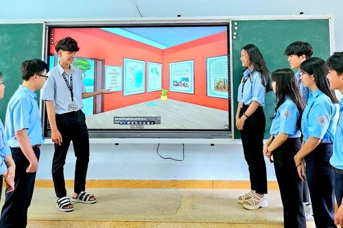 Học sinh đưa di sản văn hóa vào bảo tàng ảo