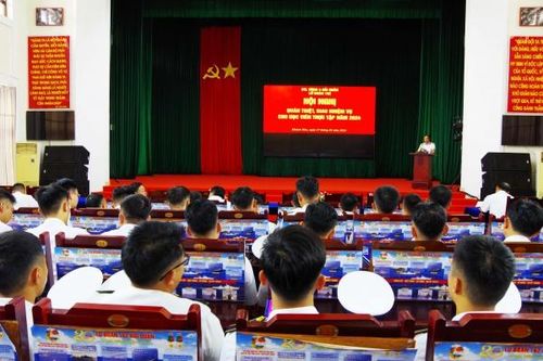 Lữ đoàn 162: Gặp mặt, giao nhiệm vụ cho học viên thực tập tại đơn vị