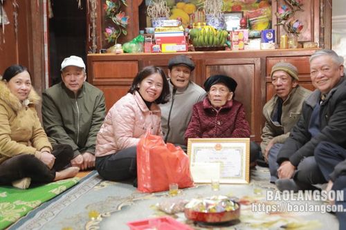 Chúc thọ, mừng thọ người cao tuổi tại huyện Văn Quan, Bình Gia