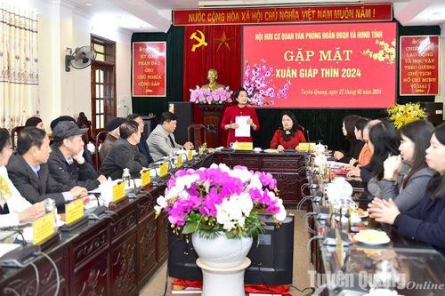 Hội hưu trí cơ quan Văn phòng Đoàn ĐBQH và HĐND tỉnh gặp mặt đầu xuân