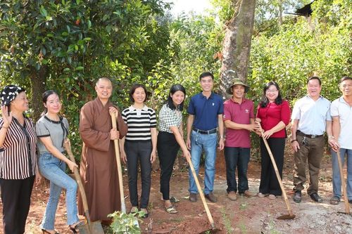 Đắk Nông: Động thổ xây dựng phòng học Trường Mầm non Hoa Ban (xã Đắk Ngo)