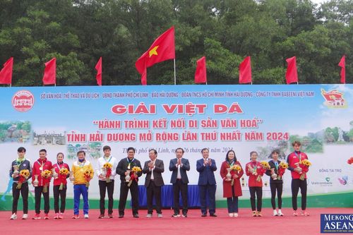 Sôi nổi giải việt dã 'Hành trình kết nối di sản văn hóa' Hải Dương mở rộng