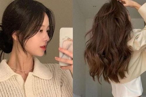 Kiểu tóc đẹp du xuân: Buộc lên thì sang chảnh như gái Hàn, thả ra tạo sóng bồng bềnh đẹp mê