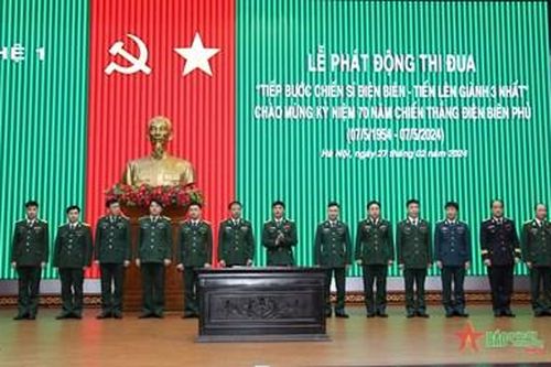 Phát động thi đua cao điểm 'Tiếp bước chiến sĩ Điện Biên - Tiến lên giành 3 nhất'