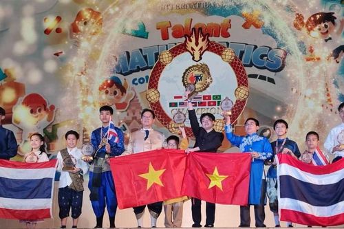 Học sinh Việt Nam giành 12 Huy chương Vàng Tìm kiếm tài năng Toán học quốc tế