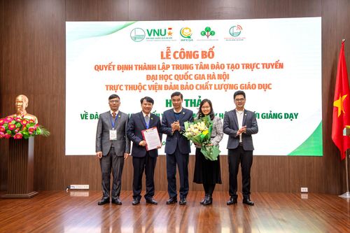Thành lập Trung tâm Đào tạo trực tuyến ĐHQGHN