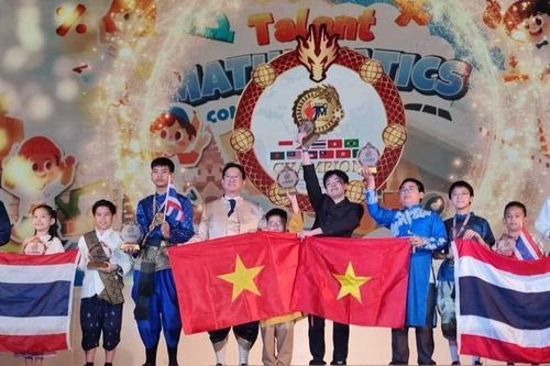 Học sinh Việt Nam giành 12 Huy chương Vàng thi tìm kiếm tài năng Toán quốc tế