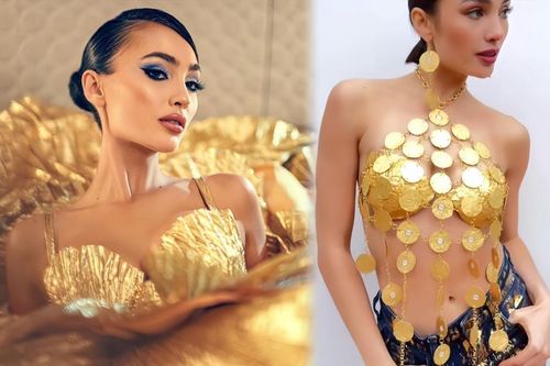 Miss Universe 2022 gây sốt với thiết kế từ vỏ kẹo chocolate