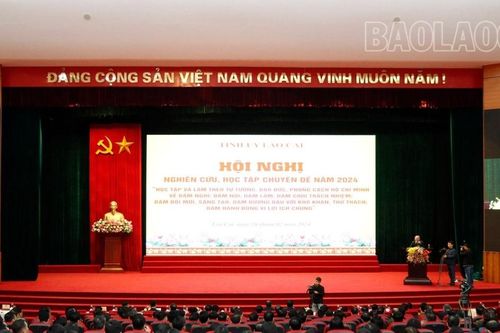 Tích cực học và làm theo tinh thần '7 dám' của Bác để xây dựng tỉnh Lào Cai ngày càng phát triển