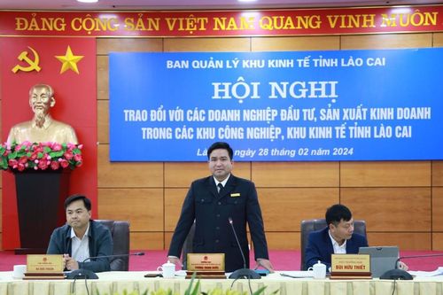 Ban Quản lý Khu kinh tế tỉnh đối thoại với các doanh nghiệp sản xuất, kinh doanh