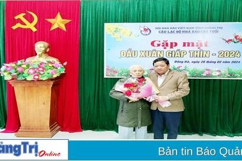 Câu lạc bộ Nhà báo cao tuổi gặp mặt đầu Xuân Giáp Thìn - 2024