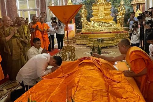 Hòa thượng Chủ tịch Hội đồng Trị sự GHPGVN phân ưu về sự viên tịch của Đức Tăng vương Tep Vong