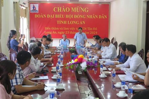 Long An: Tạo điều kiện hỗ trợ giải phóng mặt bằng các dự án Công ty Tân Đô