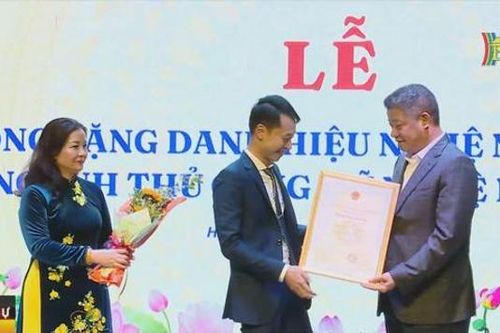 Hà Nội có thêm 42 nghệ nhân thủ công mỹ nghệ