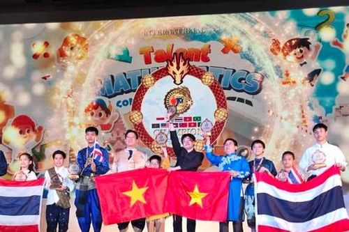 72 học sinh Việt Nam đoạt giải cuộc thi Tìm kiếm tài năng toán học quốc tế
