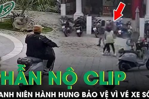 Phẫn nộ clip thanh niên 'điên cuồng' hành hung bảo vệ quán cà phê vì 'đưa vé số xấu' cho khách