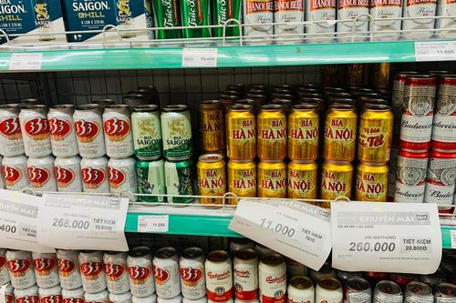 Bia giảm giá mạnh sau Tết