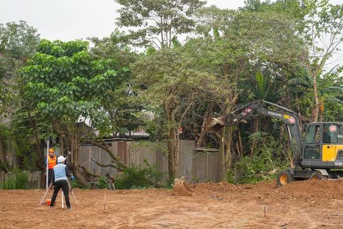 Đẩy nhanh tiến độ xây dựng các dự án công viên, vườn hoa và cây xanh