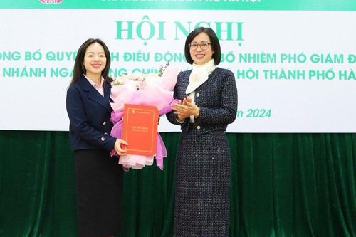 Bà Ngô Thúy Hằng giữ chức Phó Giám đốc Ngân hàng CSXH Hà Nội
