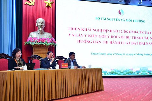 Lấy ý kiến góp ý đối với dự thảo các nghị định hướng dẫn thi hành Luật Đất đai