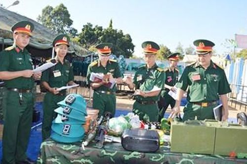 Bộ Chỉ huy Quân sự tỉnh Bình Phước bế mạc Hội thi mô hình học cụ huấn luyện năm 2024