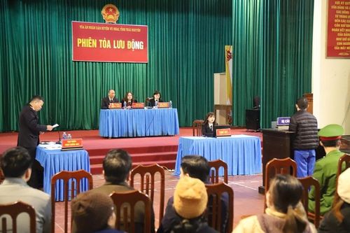 VKSND huyện Võ Nhai phối hợp xét xử lưu động 3 vụ án hình sự