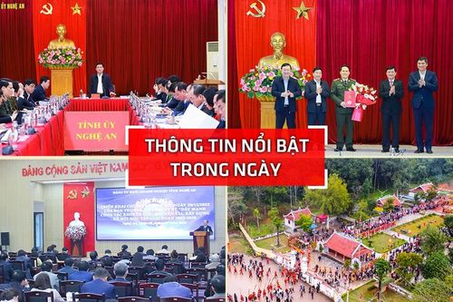 Nghệ An: Thông tin nổi bật ngày 29/2