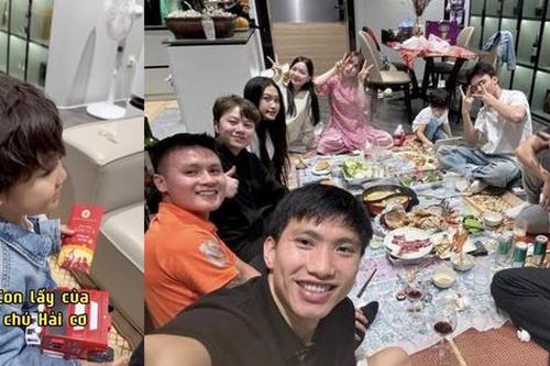 Hòa Minzy giải thích chuyện con trai từ chối tiền lẻ của Văn Toàn sau khi nhận xấp tiền mừng tuổi của Quang Hải