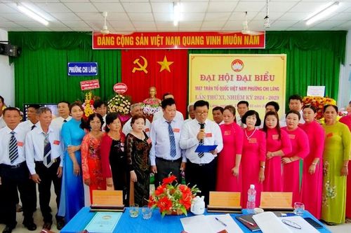 Đại hội MTTQVN phường Chi Lăng lần thứ XI, nhiệm kỳ 2024 – 2029