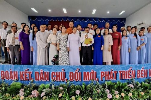 Tổ chức thành công Đại hội đại biểu MTTQVN xã Bình Mỹ lần thứ XII