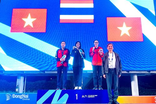 Kình ngư Lê Thu Thủy (Đồng Nai) giành 2 huy chương Giải bơi các nhóm tuổi châu Á
