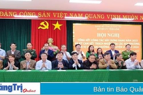 Thực hiện tốt các nội dung cam kết để thúc đẩy phát triển kinh tế- xã hội huyện Vĩnh Linh