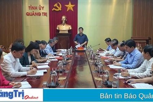 Bí thư Tỉnh ủy Lê Quang Tùng: Kiểm tra, giám sát từ công tác quy hoạch, đào tạo, bồi dưỡng đến luân chuyển cán bộ