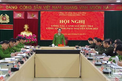 Công an tỉnh Thái Nguyên: Tỷ lệ điều tra, khám phá án chung đạt 94,4%