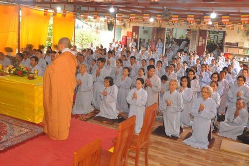 Quảng Nam: Khóa tu an lạc cụm cánh Trung đầu năm Giáp Thìn tại chùa Giác Thanh