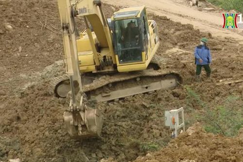 Đẩy nhanh tiến độ tuyến đường giao thông huyện Quốc Oai