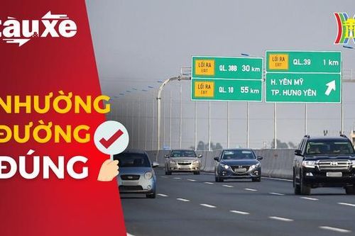 Còn nhiều người hiểu sai luật nhường đường trên cao tốc| Bản tin Tàu và xe | 29/02/2024