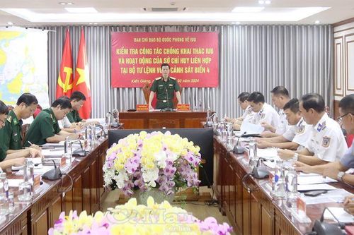 Bộ Quốc phòng kiểm tra Sở Chỉ huy liên hợp chống khai thác IUU
