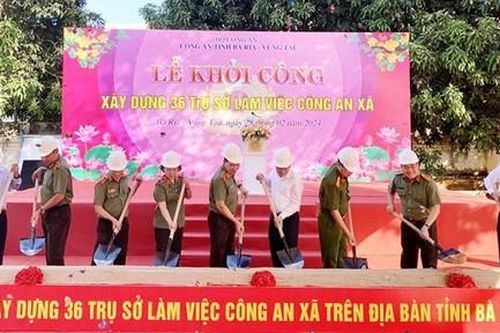 Bà Rịa - Vũng Tàu: Khởi công xây dựng 36 trụ sở làm việc công an xã
