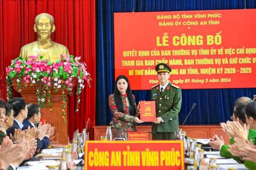 Đại tá Thân Văn Hải giữ chức Bí thư Đảng ủy Công an tỉnh Vĩnh Phúc