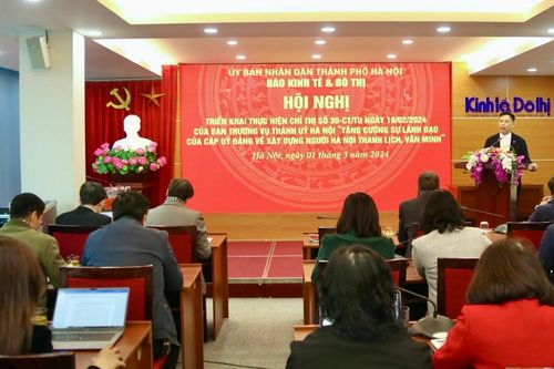 Tăng cường lãnh đạo của Đảng về xây dựng người Hà Nội thanh lịch, văn minh